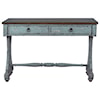 Accentrics Home Small Space Two-Tone Entryway Console Table