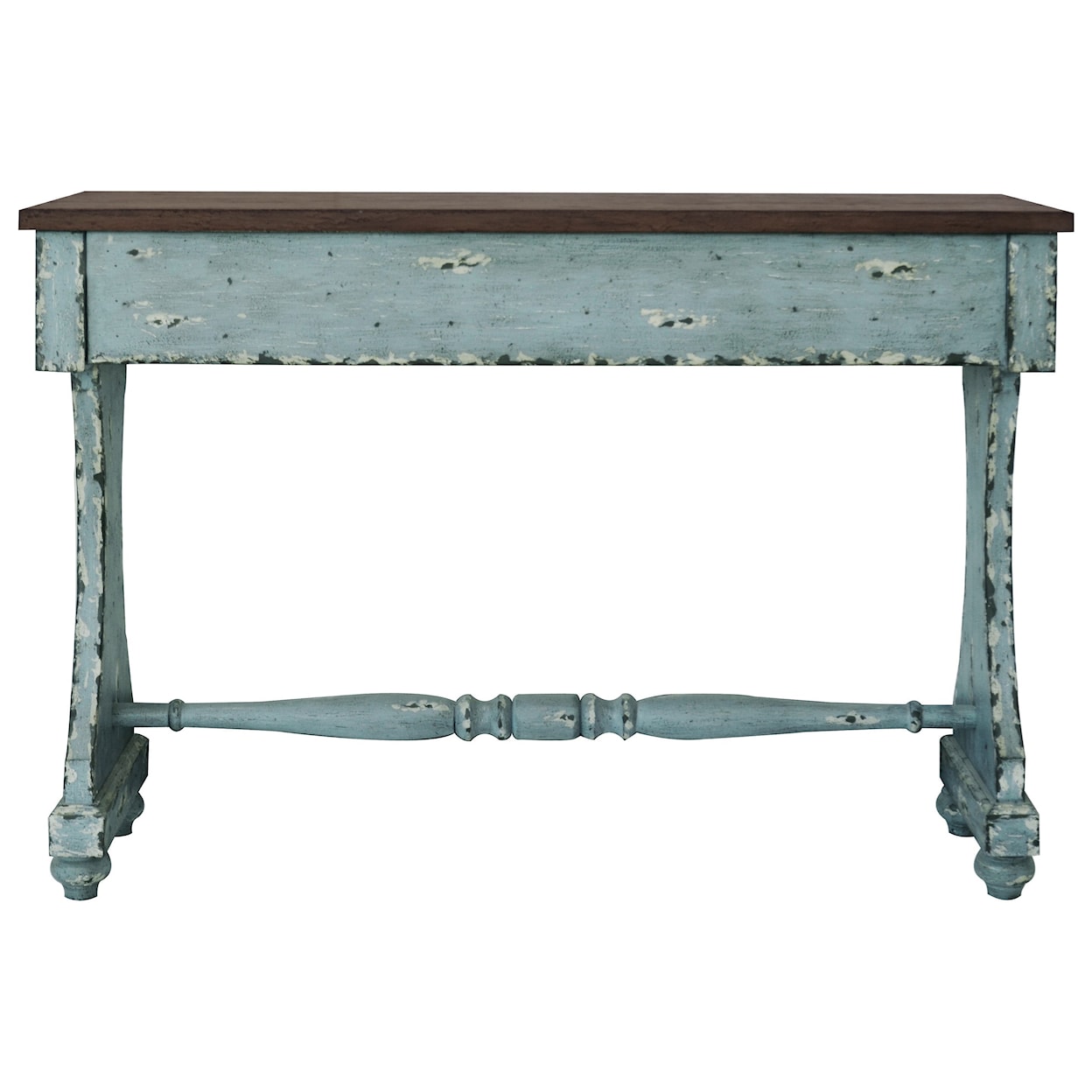 Accentrics Home Small Space Two-Tone Entryway Console Table