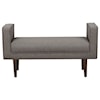 Accentrics Home Small Space Upholstered Arm Bench