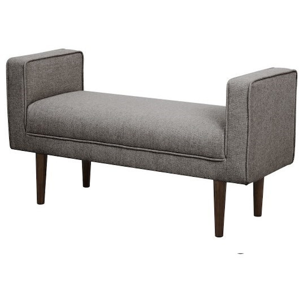 Accentrics Home Small Space Upholstered Arm Bench