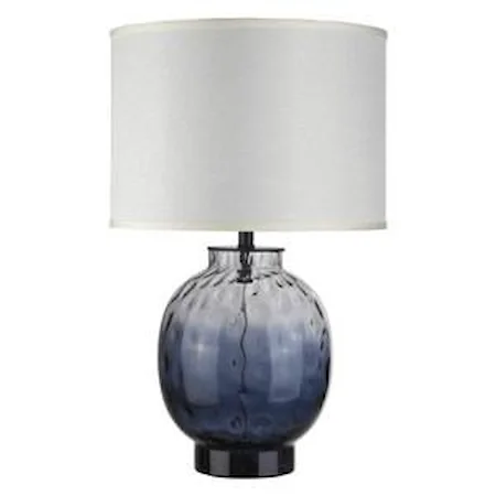 Lagoon Water Glass 1-Light Table Lamp