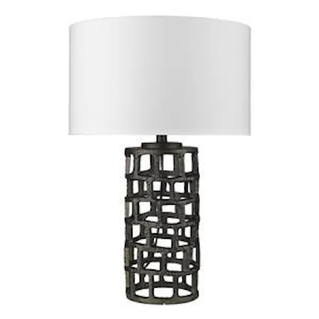 Black Gold 1-Light Table Lamp