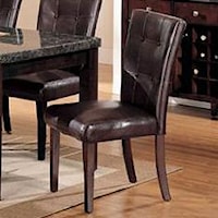 Dining Side Chair with Upholstered Seat and Back
