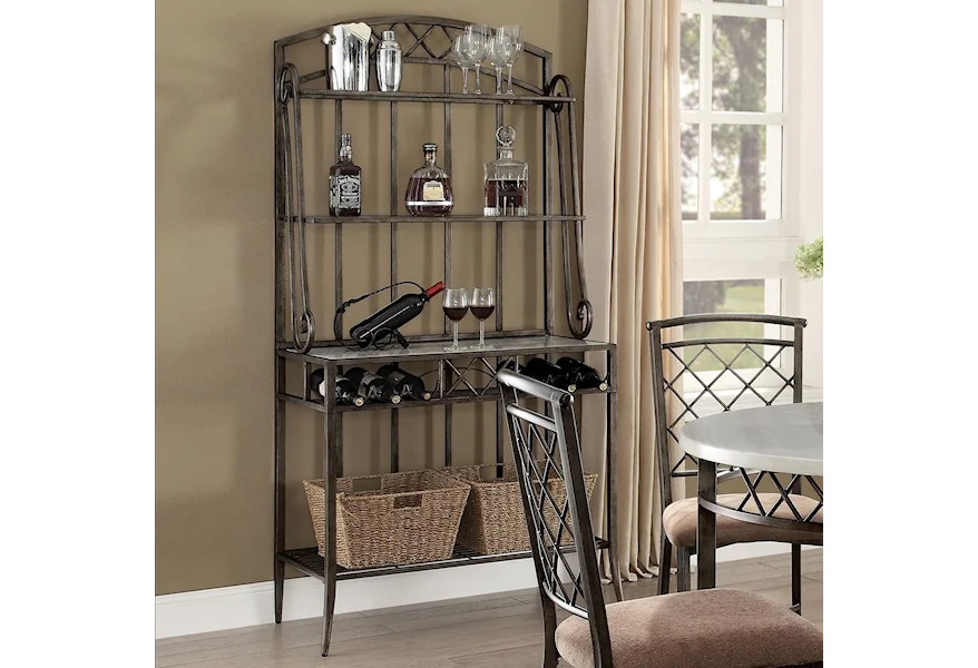 Aldric Baker's Rack by Acme Furniture at Dream Home Interiors