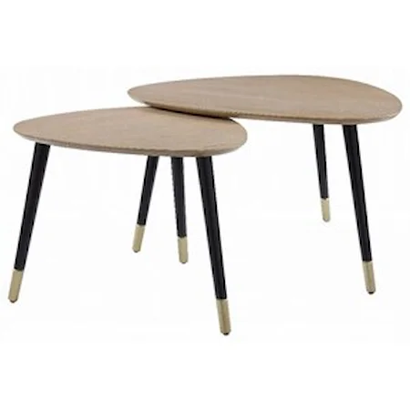 Mid-Century Modern 2-Pack Nesting Tables