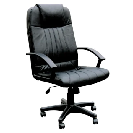 Executive Chair with Pneumatic Lift and Accent Welting