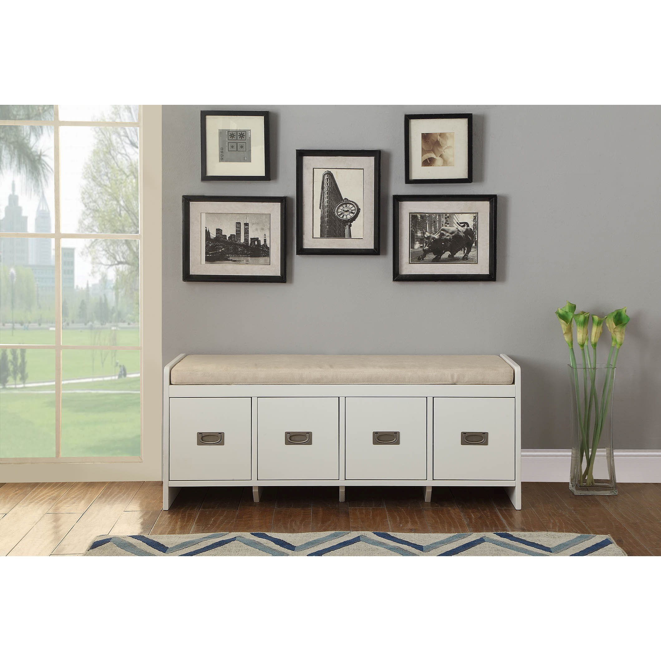 Whittenburg upholstered storage on sale bench