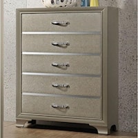 Glam 5-Drawer Chest