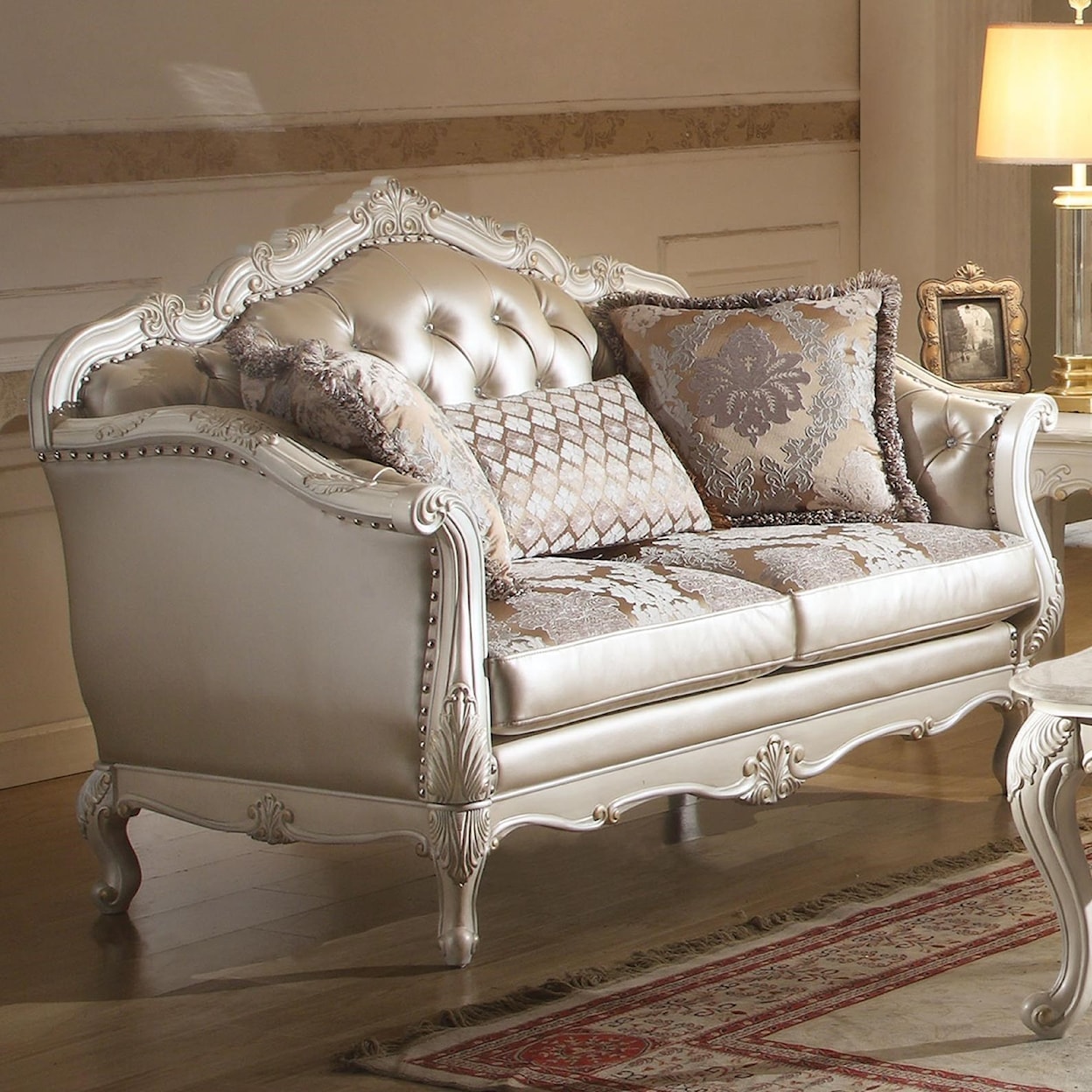 Acme Furniture Chantelle Loveseat w/3 Pillows