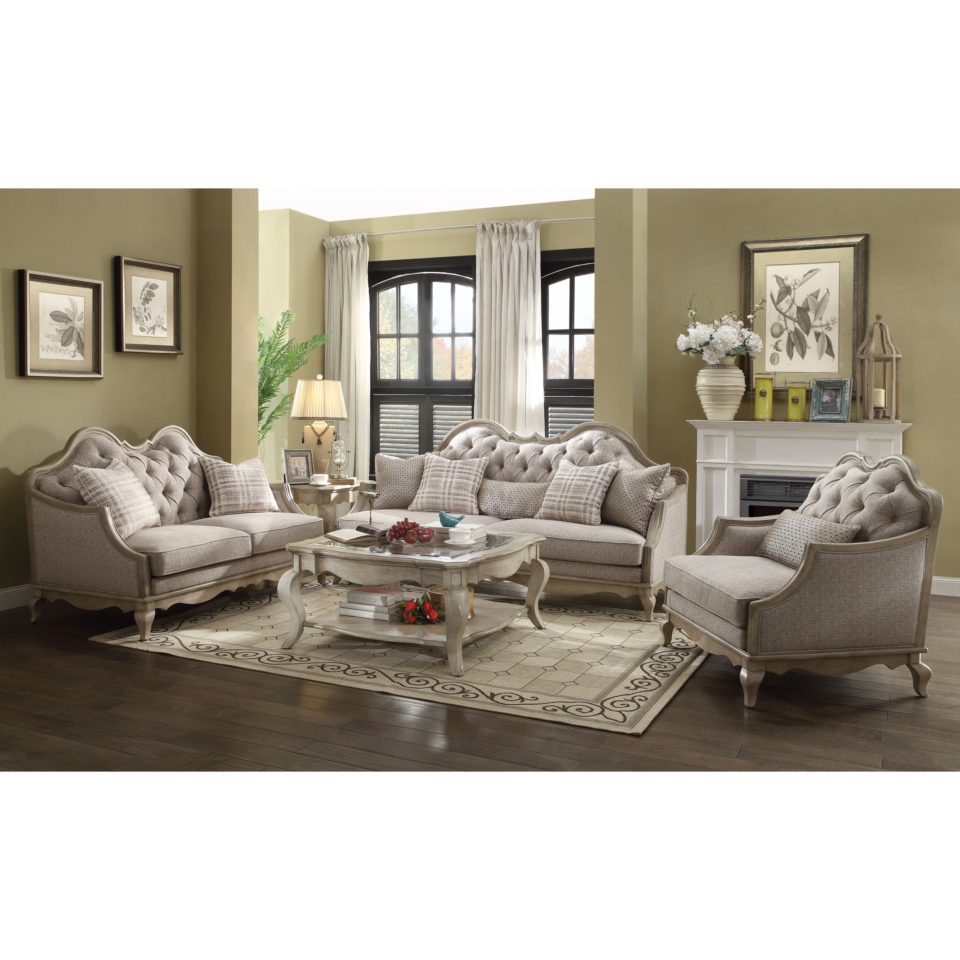 Acme Furniture Chelmsford 56052 Chair w/1 Pillow | Del Sol