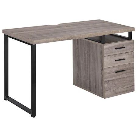 Contemporary 3-Drawer Desk