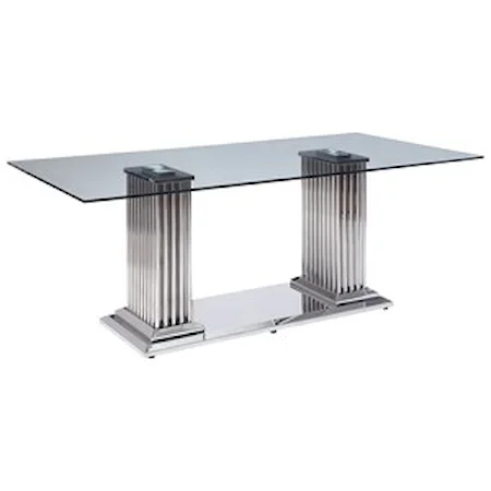 Dining Table w/Double Pedestal