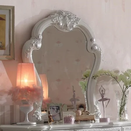 Traditional European Style Kid's Bedroom Vanity Mirror