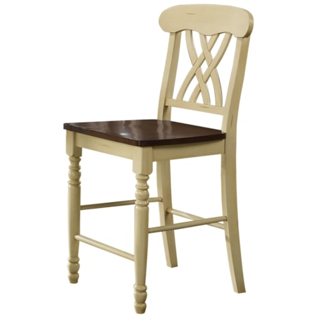 Set of 2 Counter Height Chairs