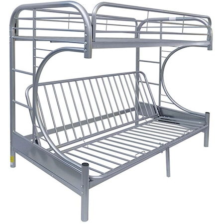 SILVER TWIN FUTON BUNK BED |