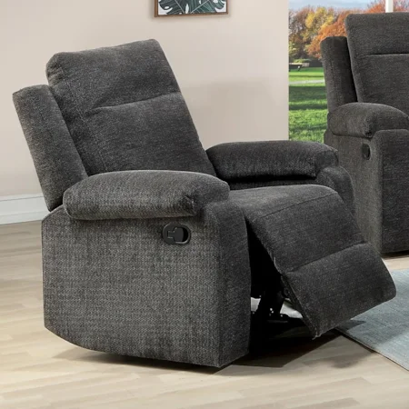 Contemporary Recliner with External Latch Handle