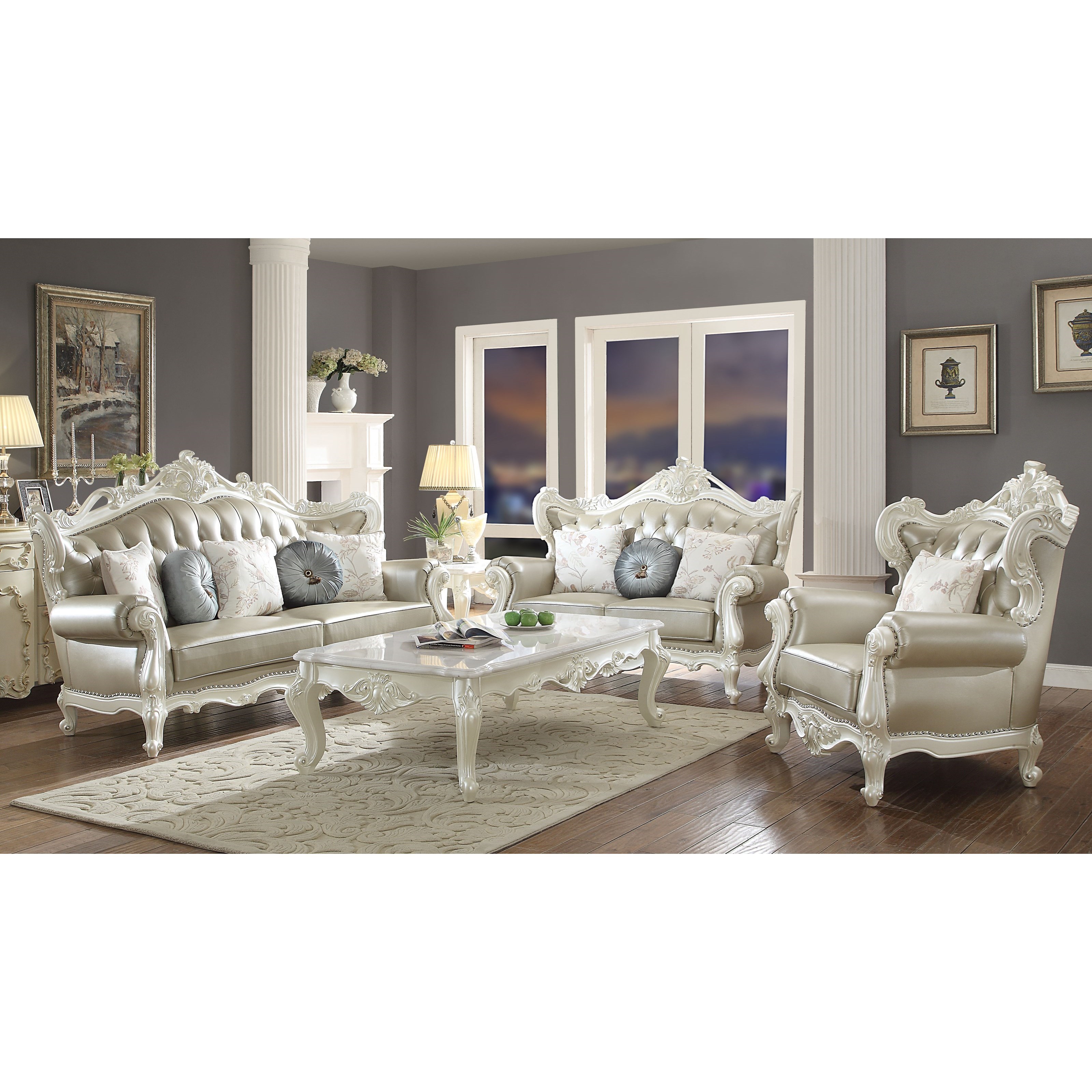ACME Furniture Erigeron Sofa w/5 Pillows