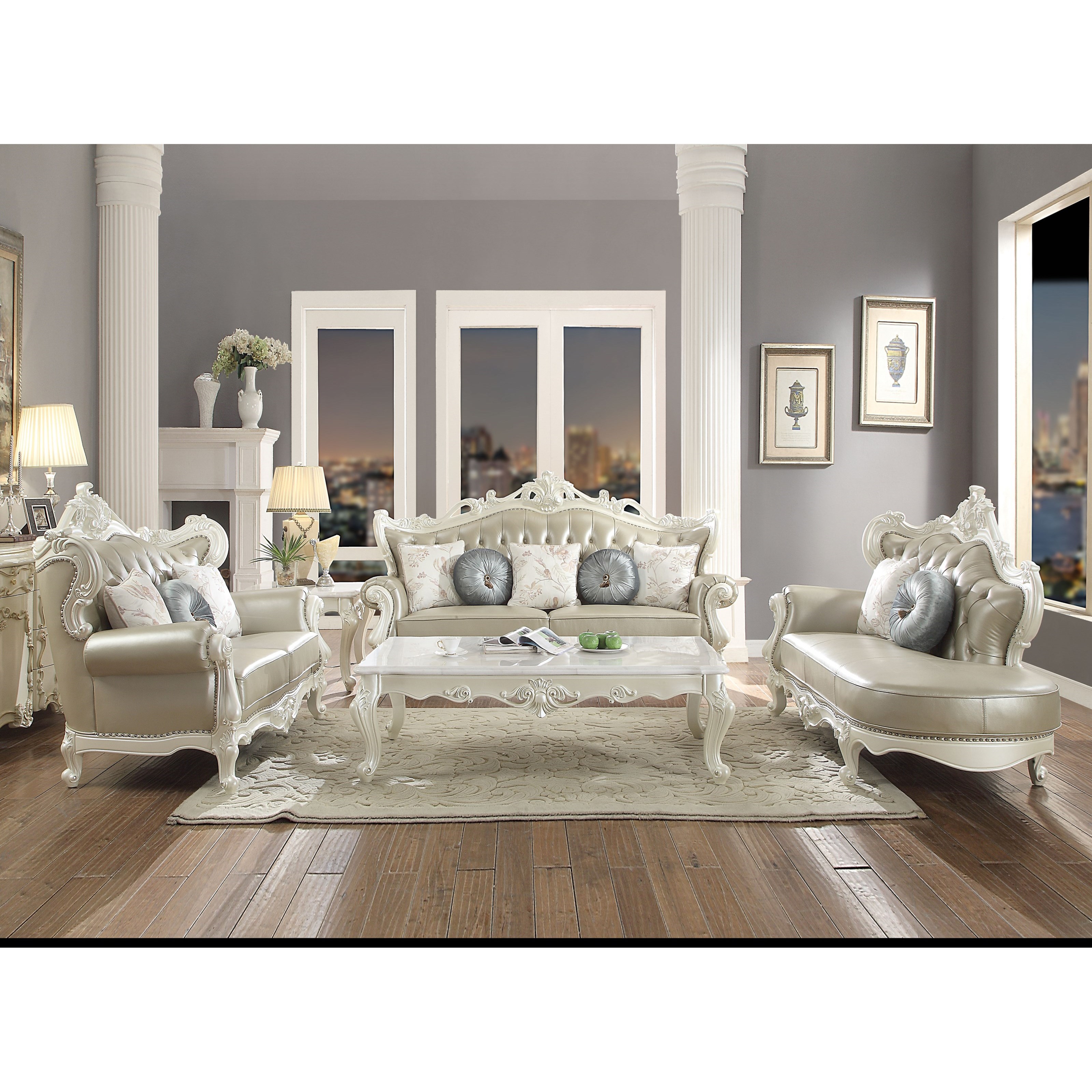 ACME Furniture Erigeron Sofa w/5 Pillows