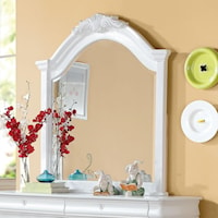 Traditional Mirror with Decorative Motif