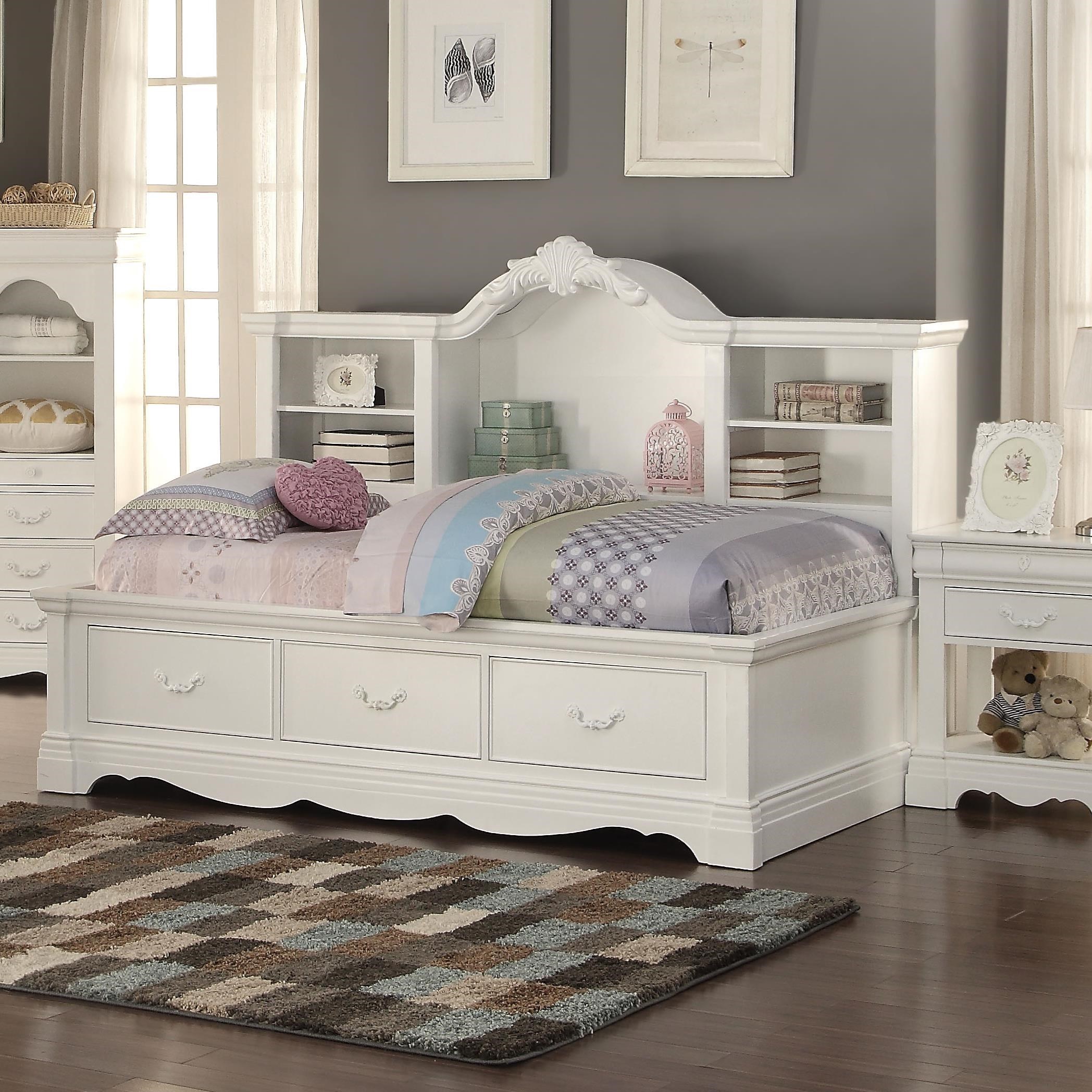 Girls shop white daybed