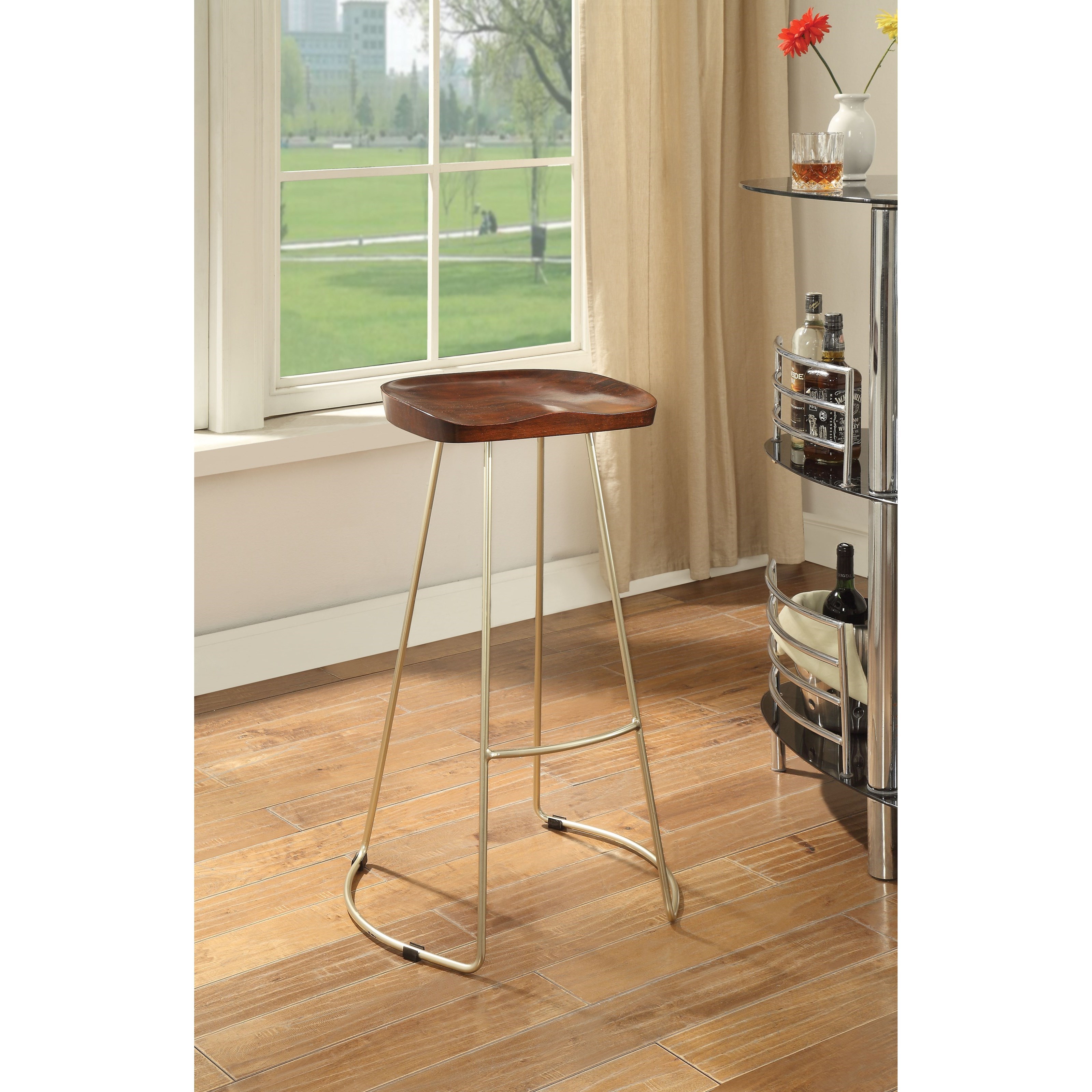 Acme tavio clearance swivel bar chair