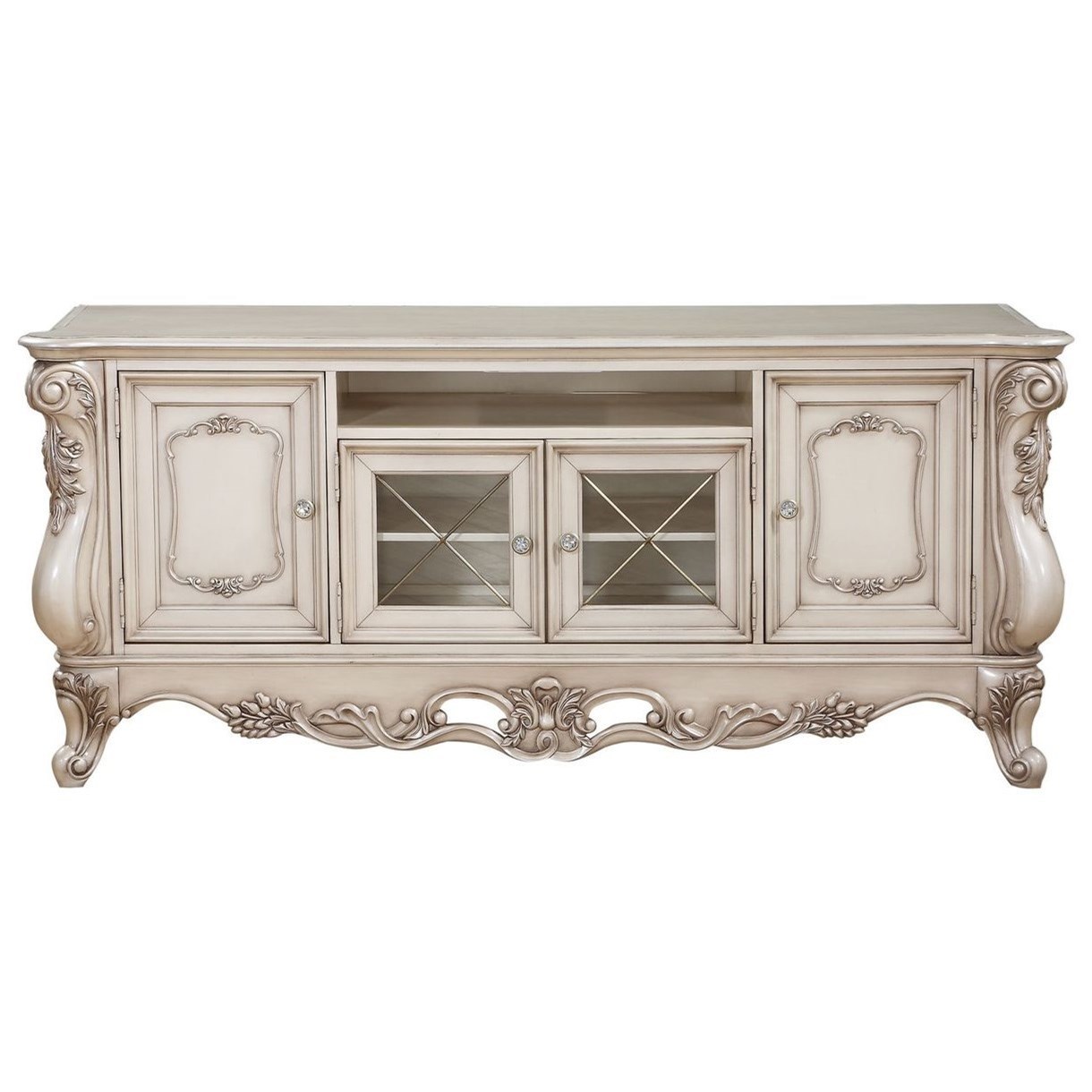 卸売 Acme Antique 4-Door Traditional 91443 Gorsedd Furniture ダイニングチェア