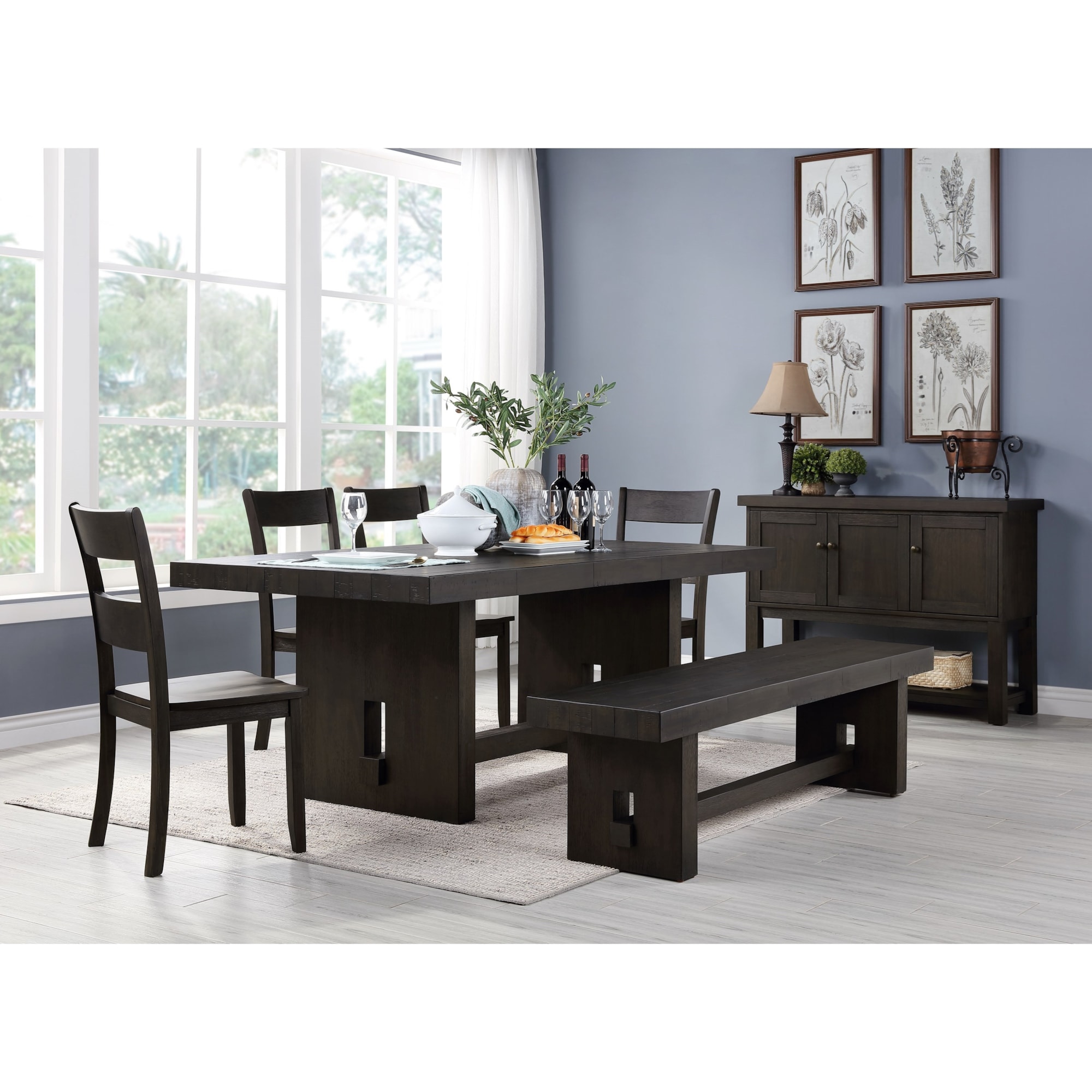 Acme Furniture Haddie 72210 Transitional Rectangular Dining Table with