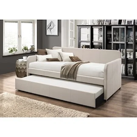 Contemporary Twin Daybed with Trundle