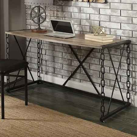 Industrial Metal Writing Desk