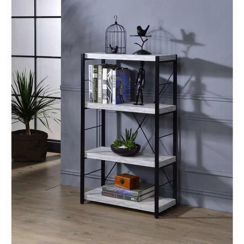 Acme Furniture Jurgen 92917 Bookshelf | Broadway Furniture | Open Bookcases