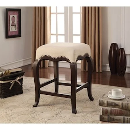 Transitional Counter-Height Stool