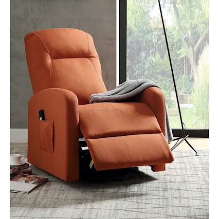 Contemporary Recliner with Power Lift