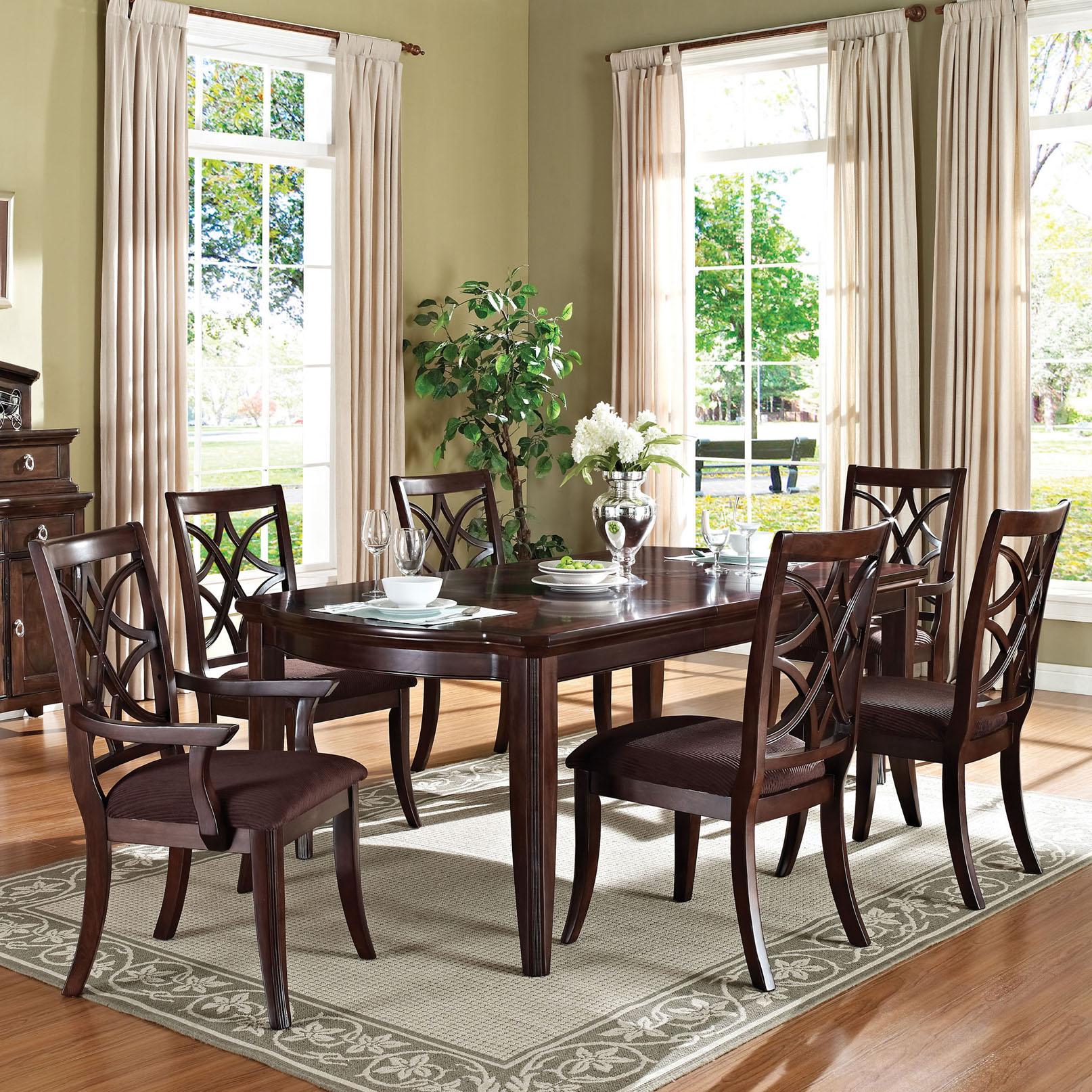 Transitional 7-Piece Dining Set