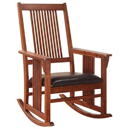 Rocking Chair in Tobacco Finish