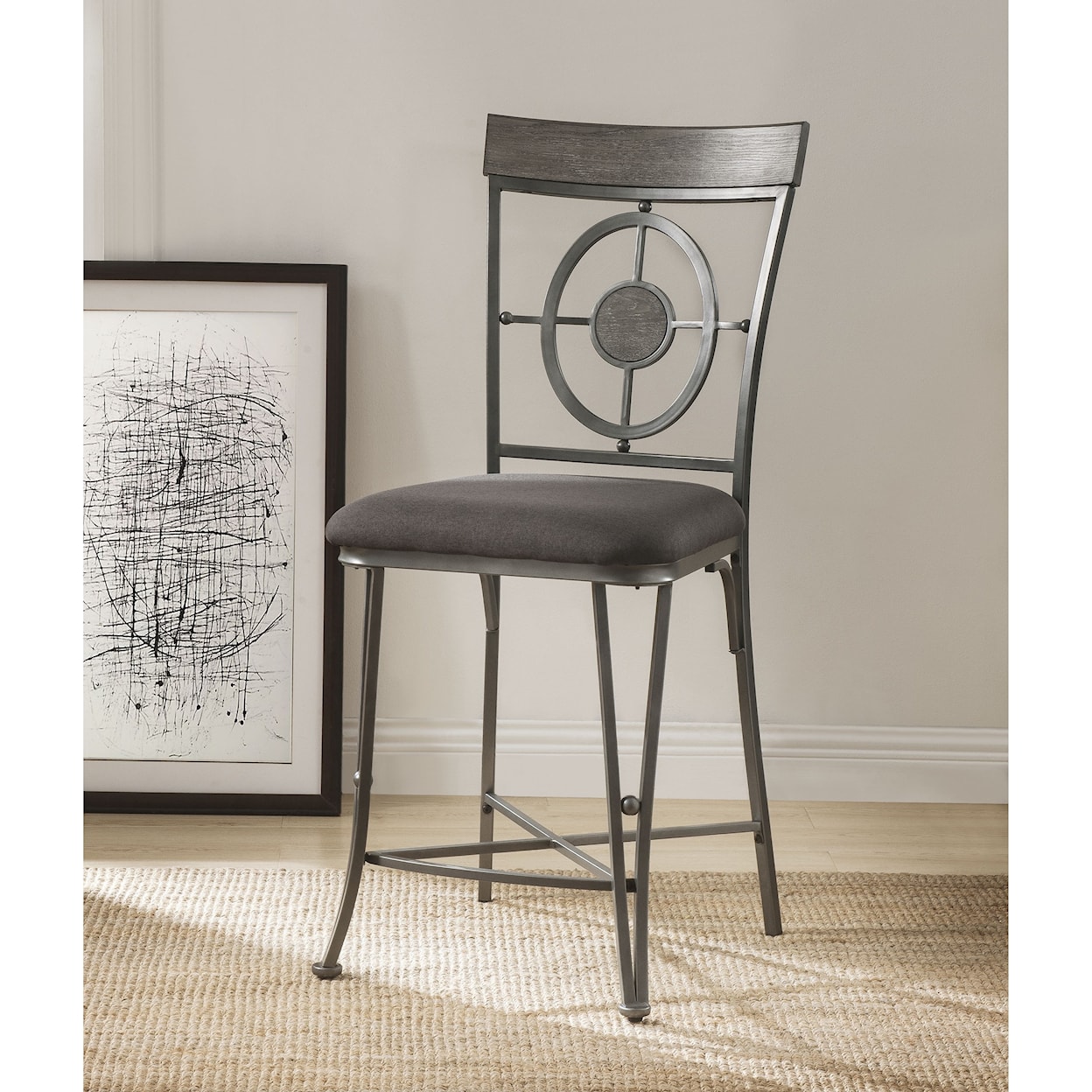 Acme Furniture Landis Set of 2 Counter Height Chairs