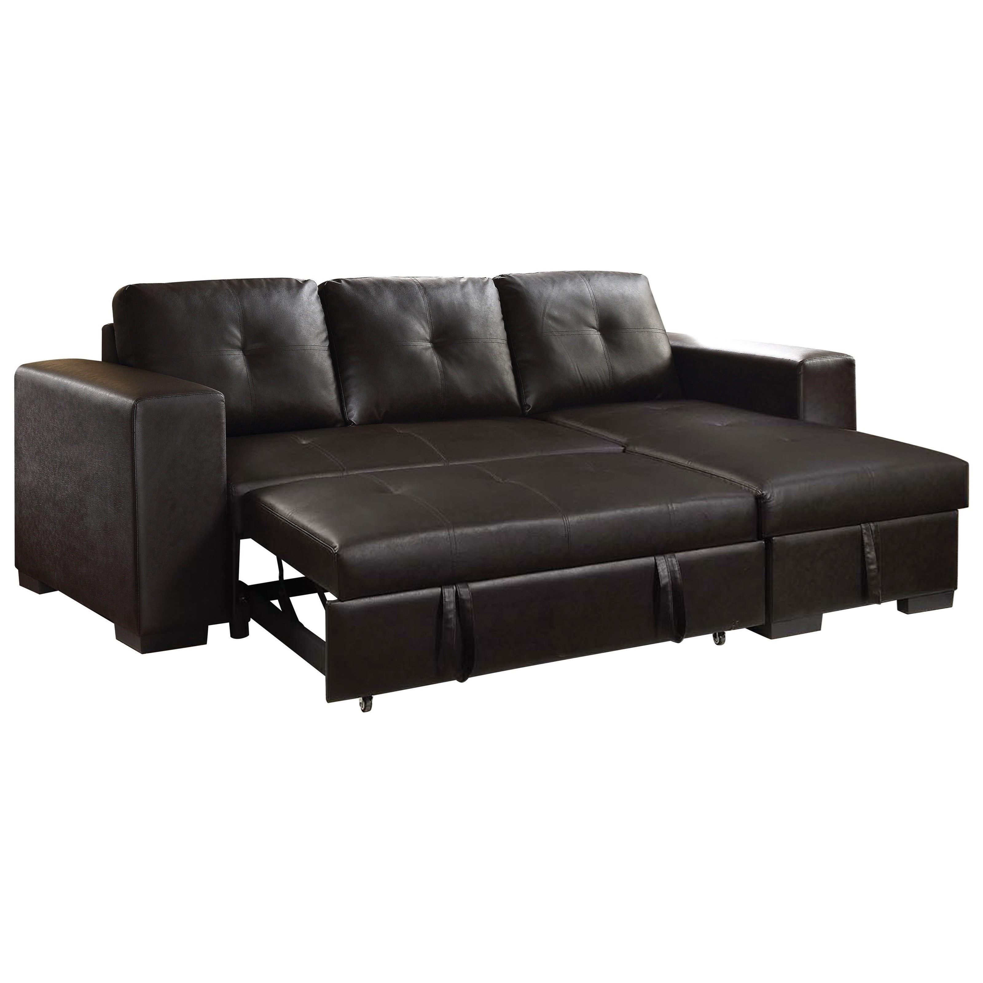 Acme Furniture Lloyd 53345 Sectional Sofa w/Sleeper Corner Furniture