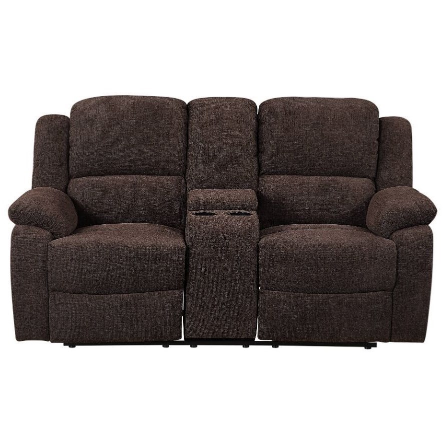 Acme Furniture Madden 55446 Casual Reclining Loveseat with Console