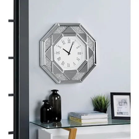 Contemporary Octagonal Wall Clock