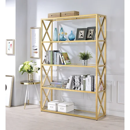 Contemporary Bookcase with 5 Shelves