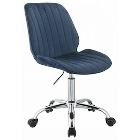 Contemporary Adjustable Office Chair with Wheels