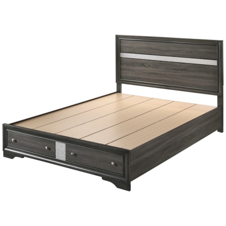 Eastern King Bed w/Storage