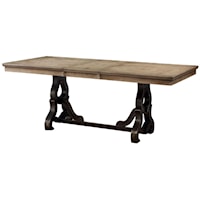 Transitional Dining Table with 18" Leaf