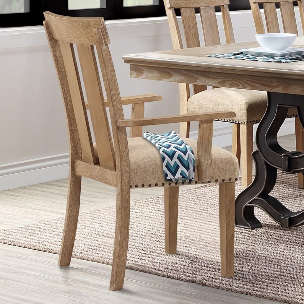 Acme Furniture Nathaniel Set of 2 Arm Chairs