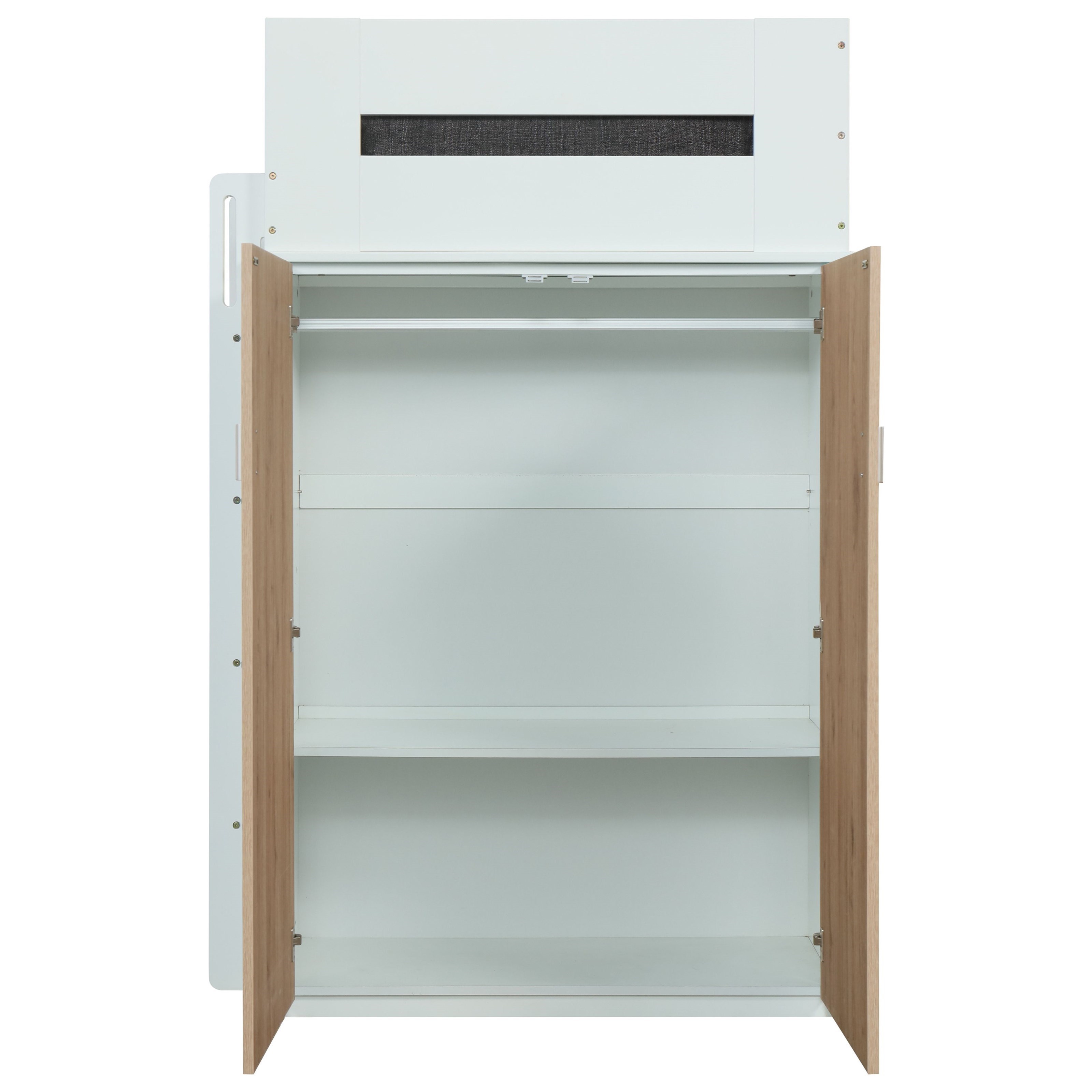 Acme Furniture Nerice 38055 Contemporary Twin Loft Bed with Desk and