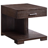 Contemporary 1-Drawer End Table