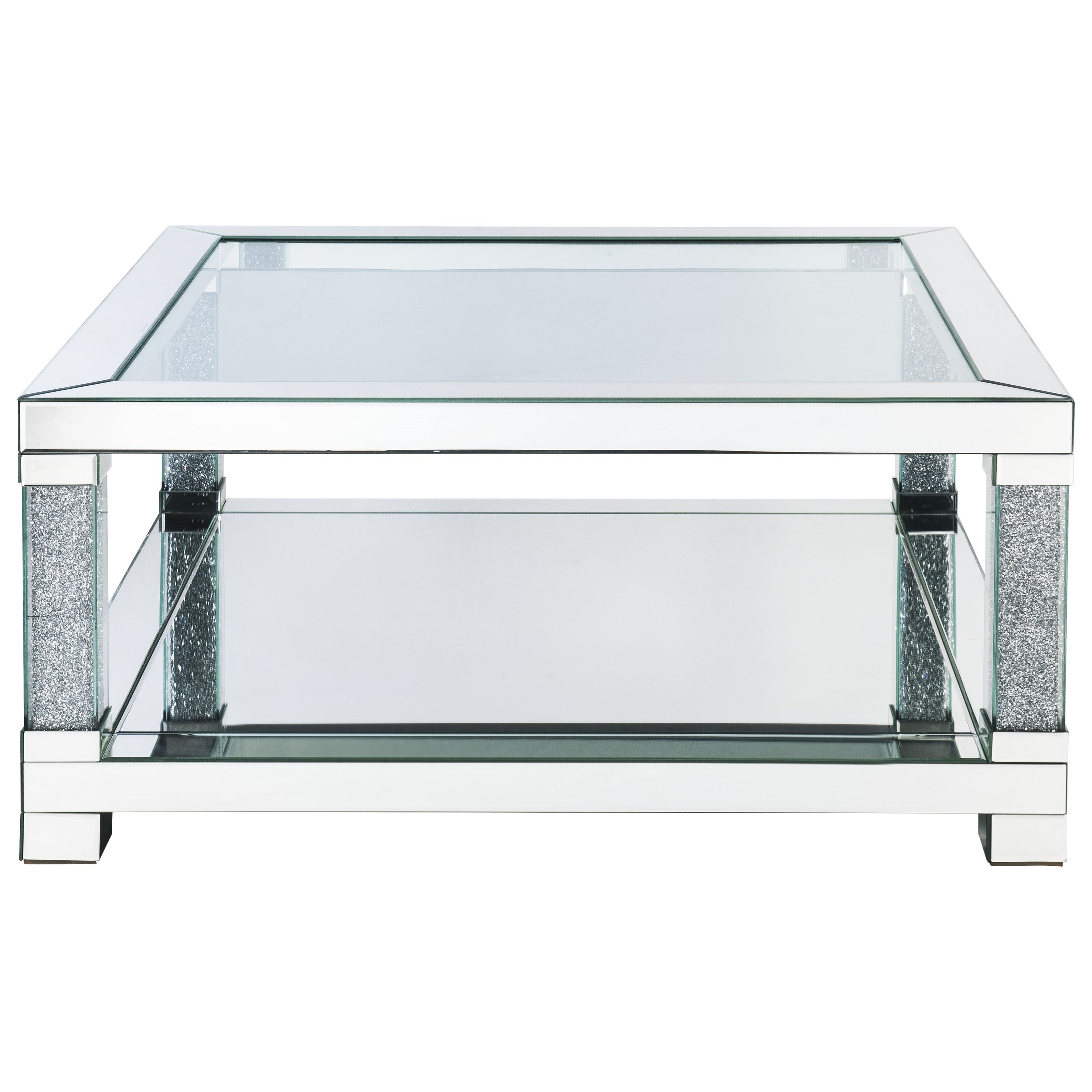 Acme furniture 82770 noralie collection hot sale coffee table in ed mirror