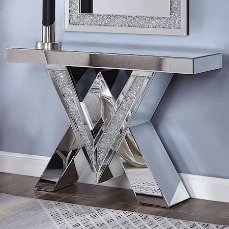 NORALIE BLING CONSOLE TABLE. |