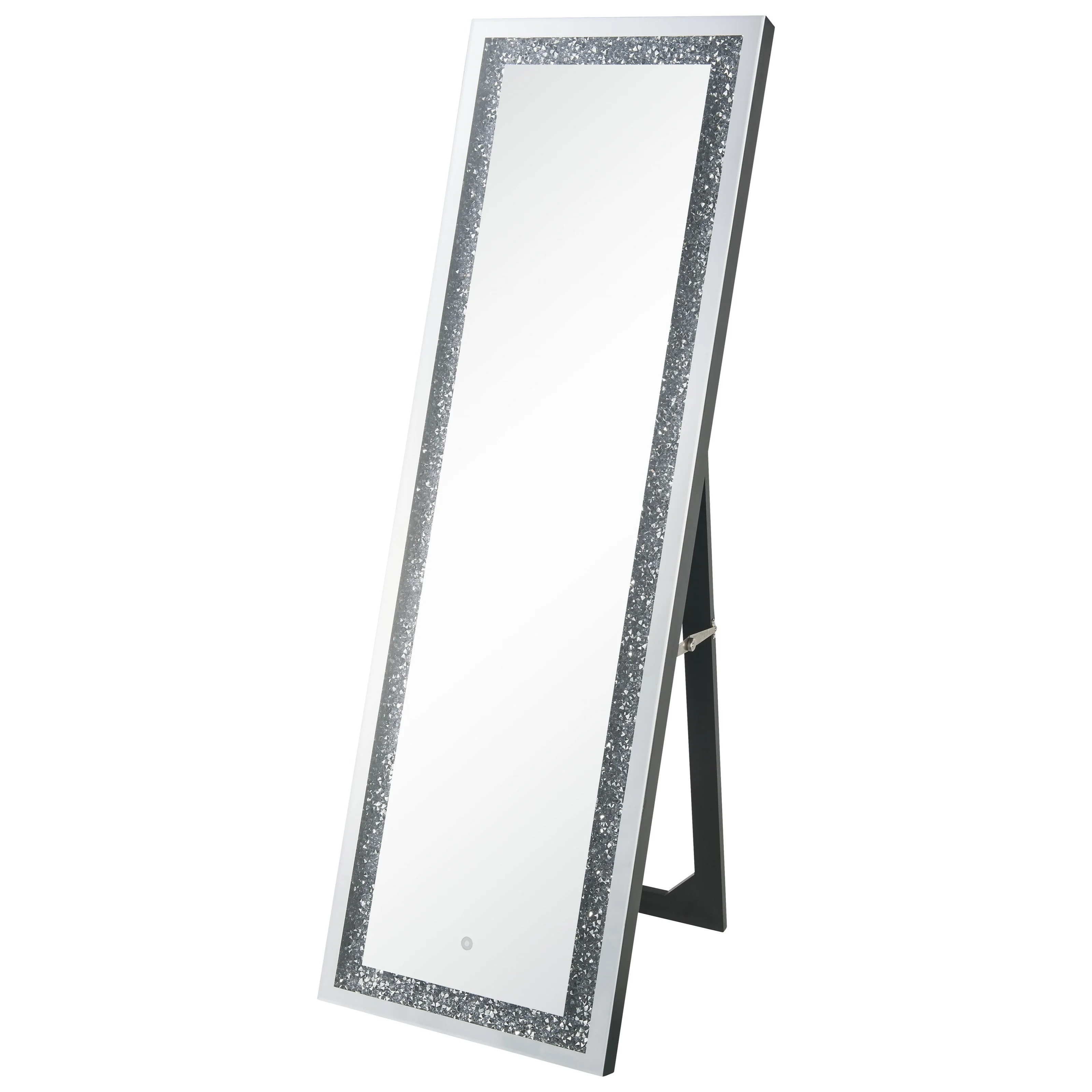 Reno 24217 LED BLING FLOOR MIRROR 7 Day Furniture Floor Mirrors