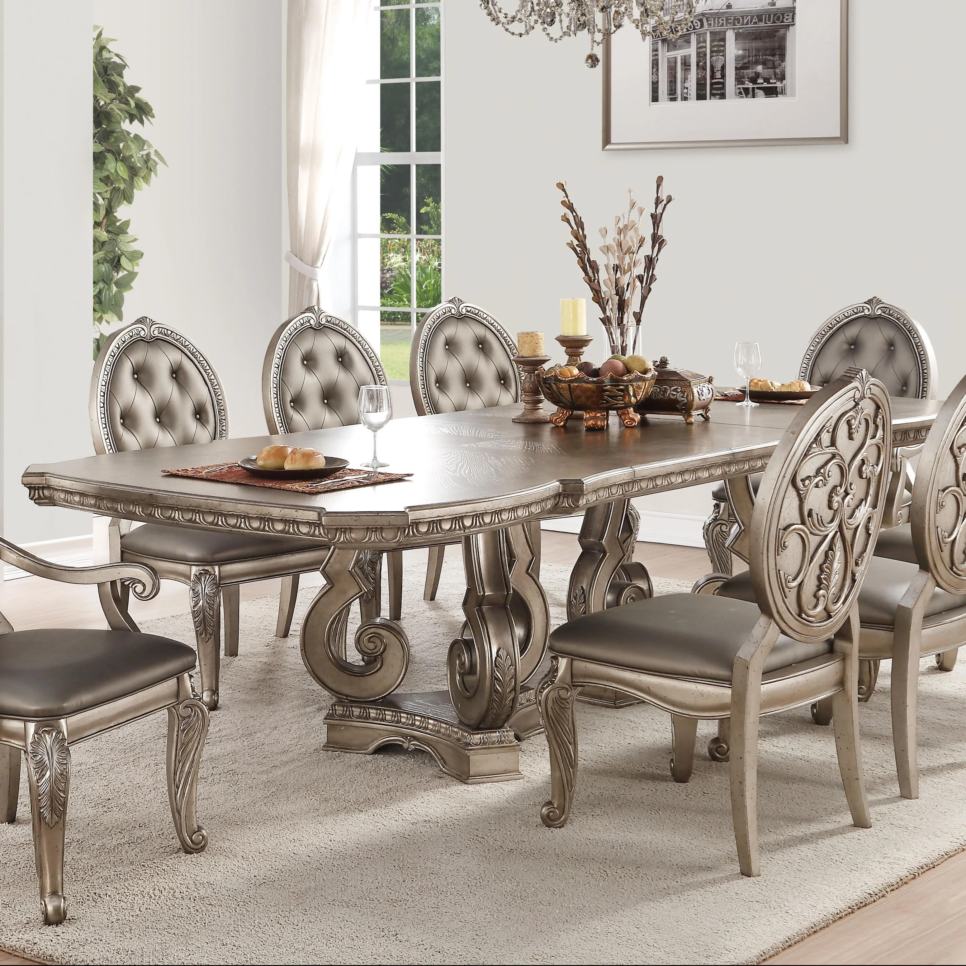 Acme Furniture Northville 66920 Traditional Rectangular Dining 