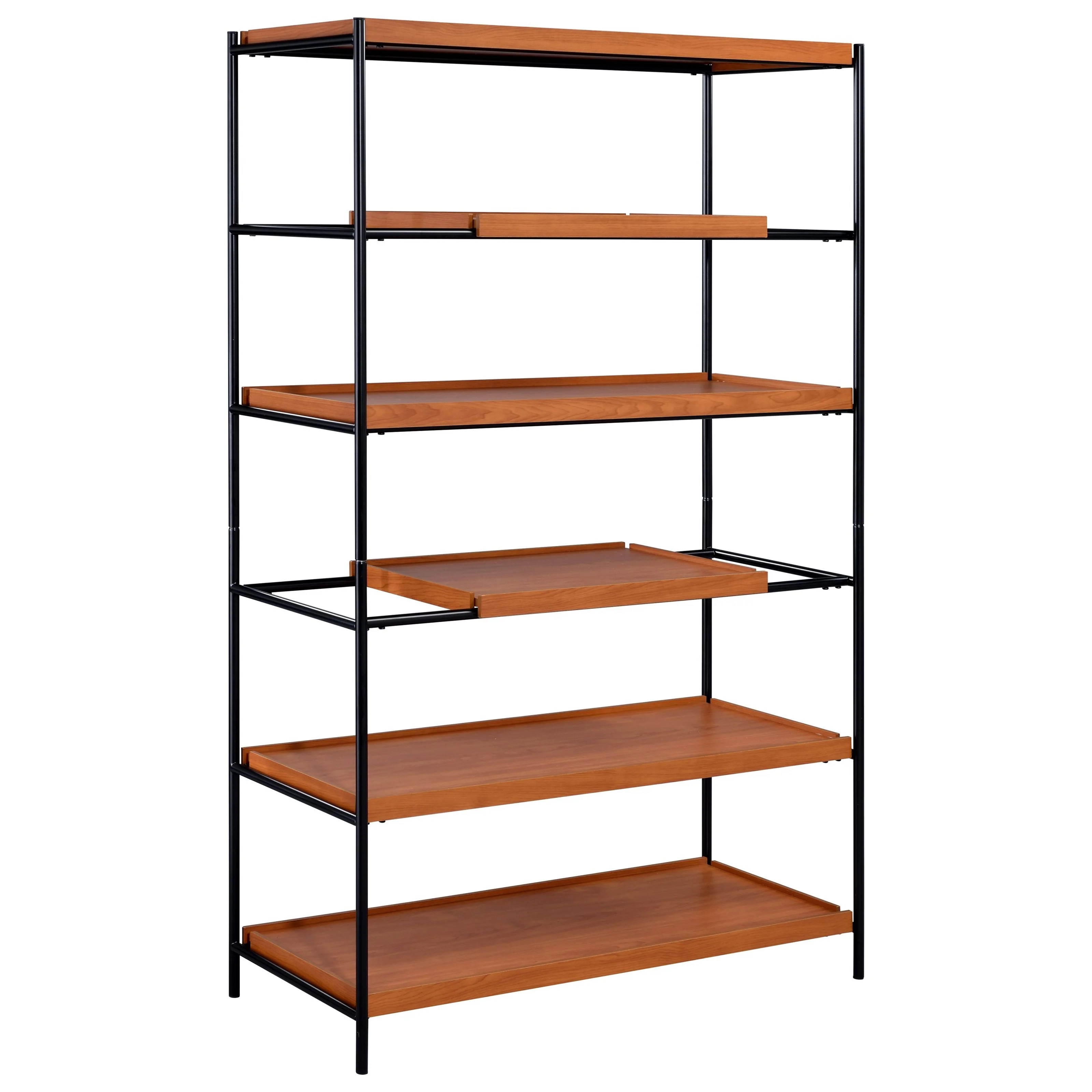 Acme Furniture Oaken 92677 Contemporary Bookshelf with Open Shelving ...